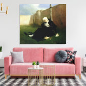 1869年の尼僧 キャンバスプリント (インサイチュ (リビング))