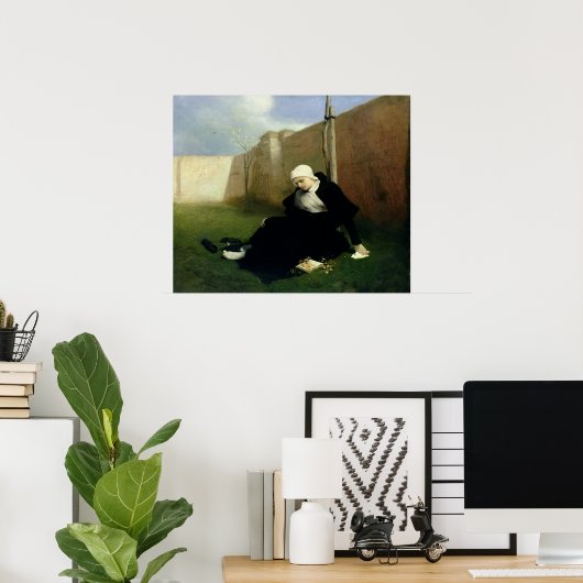 1869年の尼僧 ポスター (ホームオフィス)