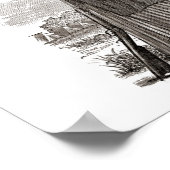 1869年より前のハリエット・タップマンの木版画 ポスター (角)