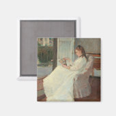 1869年、窓に描かれた画家の妹 マグネット (正面/裏面)