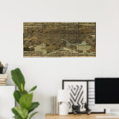 1869 Baltimore, MD Birds Eye View Panoramic Map ポスター (ホームオフィス)