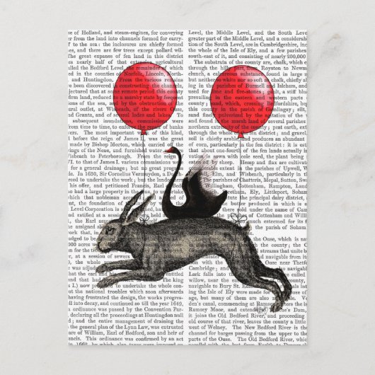 186.ウサギの船 ポストカード (正面)