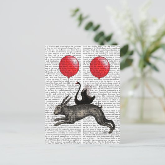 186.ウサギの船 ポストカード (スタンド正面)