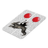 186.ウサギの船 マグネット (左側)