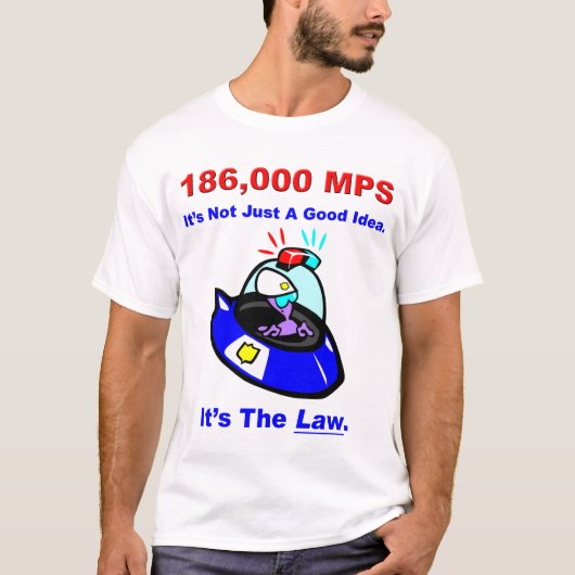 186,000のMPSの人のTシャツ Tシャツ (正面)