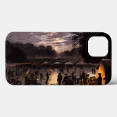 1870アイススケートで滑るイン・ロンドン Case-Mate iPhoneケース (裏面 (横))