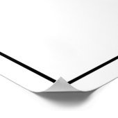 1870ケープハッタラスライトハウス青写真 ポスター (角)