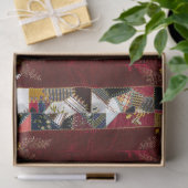 1870パッチワークキルトフローラ刺繍 薄葉紙 (ギフト)