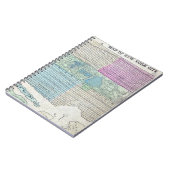 1870地図ニューヨーク市中央公園 ノートブック (左側)