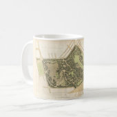 1870展望パークマップマグカップ コーヒーマグカップ (正面左)