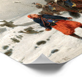 1870年から71年にかけてのフランコ・プロシア戦争 ポスター (角)