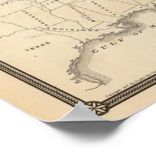 1870年に生産された小麦の乳製品トウモロコシ ポスター (角)