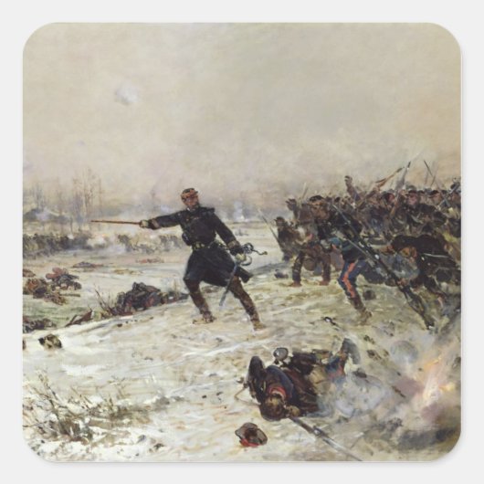 1870年の戦争のエピソード スクエアシール (正面)