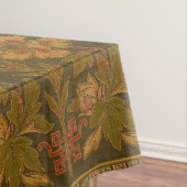 1870年ビクトリアン頃の蝶と花の模様 テーブルクロス (インサイチュ)