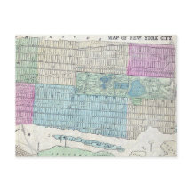 1870年地図 ニューヨーク市 セントラルパーク