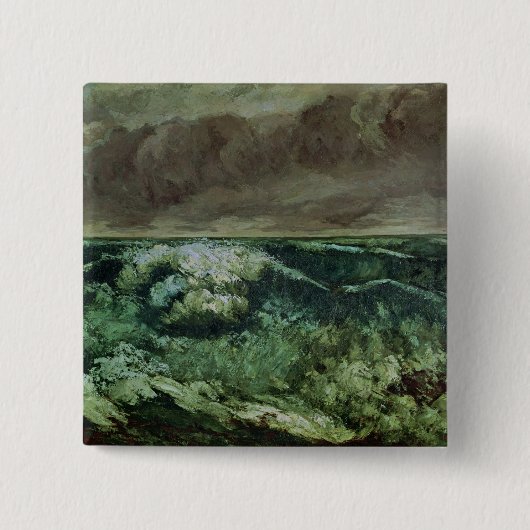 1870年後の波、 缶バッジ (正面)