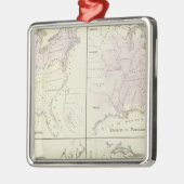 1870年統一された州統計表 メタルオーナメント (左)