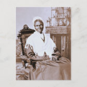 1870年頃のソジャーナー真理のポートレート ポストカード (正面)