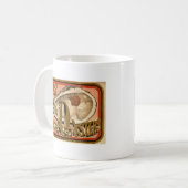 1870年頃新しいカキのヴィンテージ広告 コーヒーマグカップ (正面左)