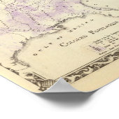 1870統一された州国勢図 ポスター (角)