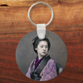 1870美日本の女 キーホルダー (正面)