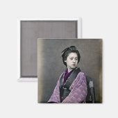 1870美日本の女 マグネット (正面/裏面)