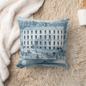 1871オーロライリノイヌウールミルズ クッション (ブランケット)