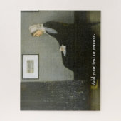 1871カスタム年、ウイスラーの「ウイスラーの母」ウイスラー ジグソーパズル (縦)