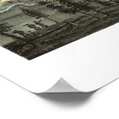 1871パノラママップアトランタの鳥瞰図(GA) ポスター (角)