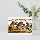 1871ヴィンテージ噛みタバコ広告 ポストカード (スタンド正面)