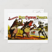 1871ヴィンテージ噛みタバコ広告 ポストカード (正面/裏面)