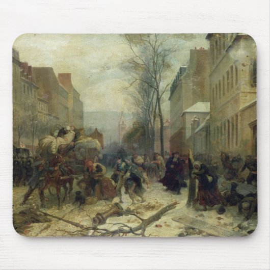 1871年にパリの衝突 マウスパッド (正面)