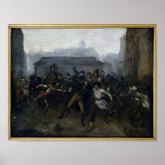 1871年のスパイ、パリの包囲のエピソード ポスター (正面)