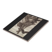 1871年ノース知恵の神オーディン タイル (側面)