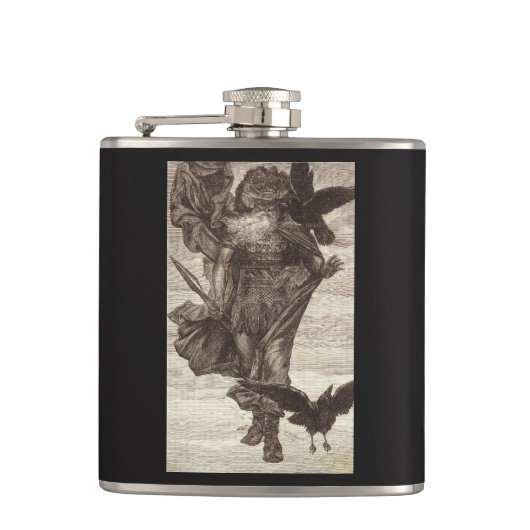 1871年ノース知恵の神オーディン フラスク (正面)