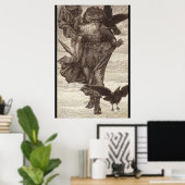 1871年ノース知恵の神オーディン ポスター (ホームオフィス)