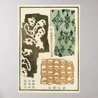 1871年中国清朝の装飾芸術 ポスター