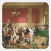 1871年結婚のパリ共産党政権下のAの作品 スクエアシール (正面)