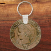 1871 フランスの 10営業時間 キーホルダー (正面)