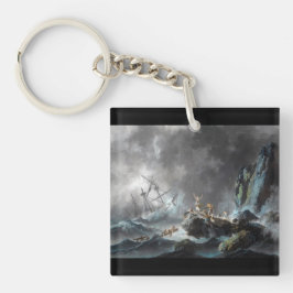 1872年の嵐で難破 キーホルダー