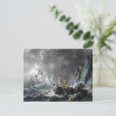 1872年の嵐で難破 ポストカード (スタンド正面)