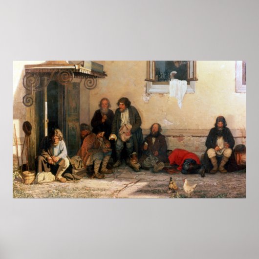 1872年ゼムストボでのディナー ポスター (正面)