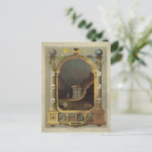 1872年頃のマソニックグラフリソグラフプリント画像 ポストカード (スタンド正面)