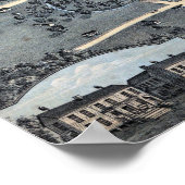 1873年のオースティン(テキサス州)の古地図 - 航空図 ポスター (角)