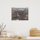 1873年テキサス州サンアントニオ 古地図 ポスター (キッチン)