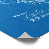 1873 Gun Revolver Patent Art Drawing Print ポスター (角)