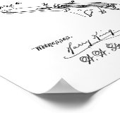 1873 Gun Revolver Patent Art Drawing Print ポスター (角)