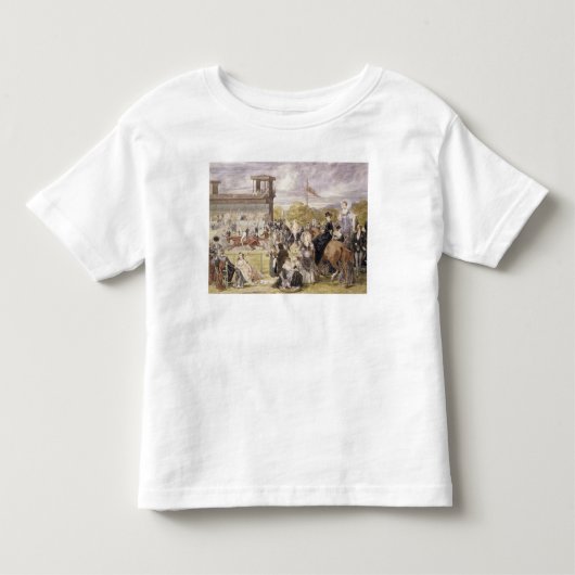 1874年にLongchampの競争 トドラーTシャツ (正面)