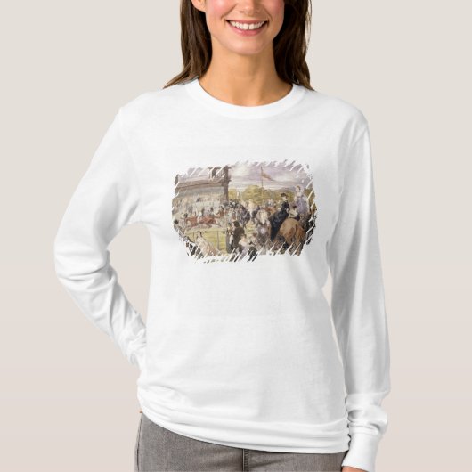 1874年にLongchampの競争 Tシャツ (正面)