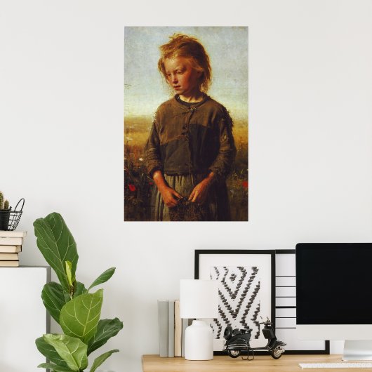 1874年のフィッシャー娘 ポスター (ホームオフィス)